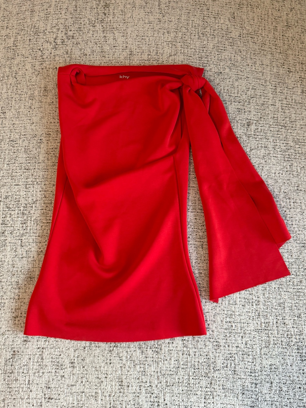 Khy stretch knot blouse